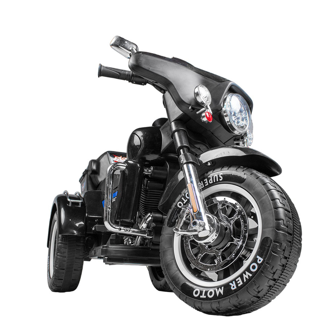 موتوسيكل كهربائي للأطفال بثلاث عجلات - أسود - ABM5288