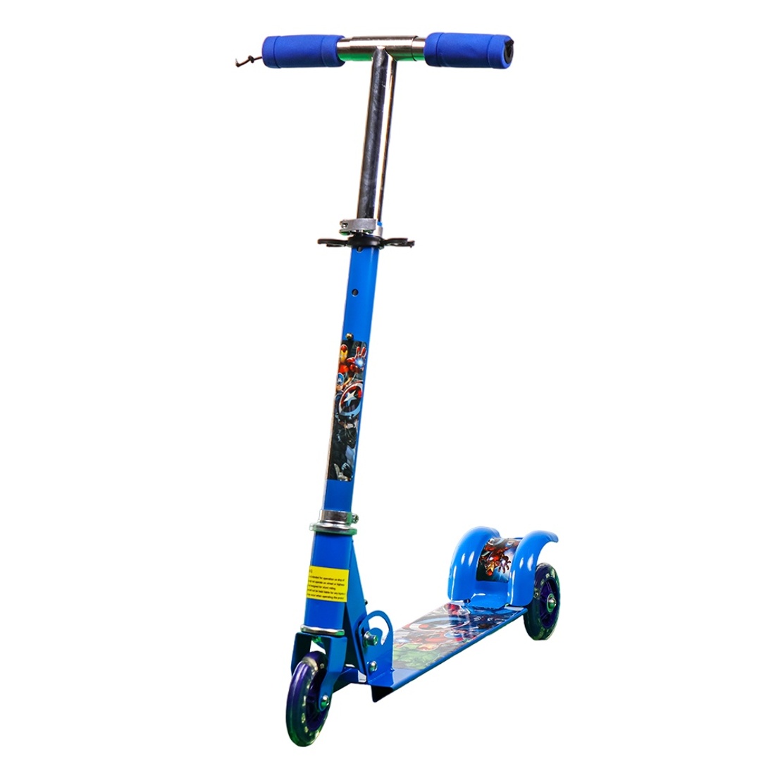 سكوتر قابل للطي بعجلات معدنية 3B - أزرق - 509