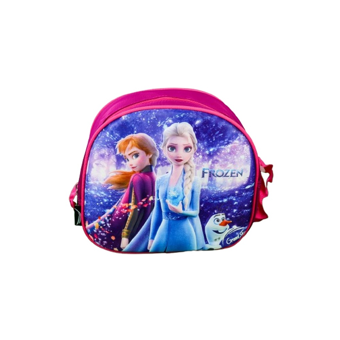 حقيبة ظهر مدرسية فروزن مع حقيبة صغيرة ومقلمة - GS14-T