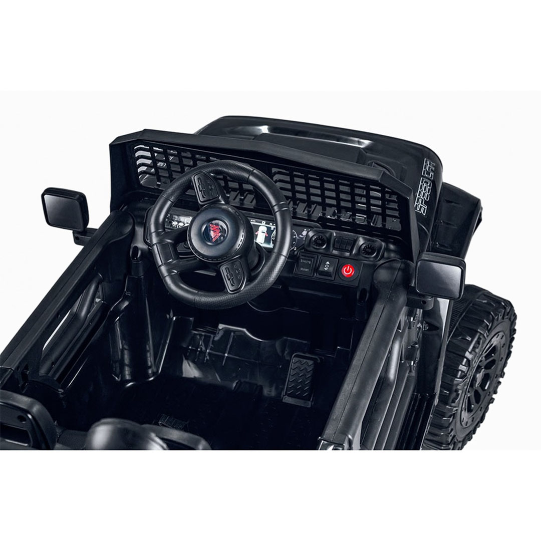 عربية كهربائية للأطفال - أسود - HM-6588