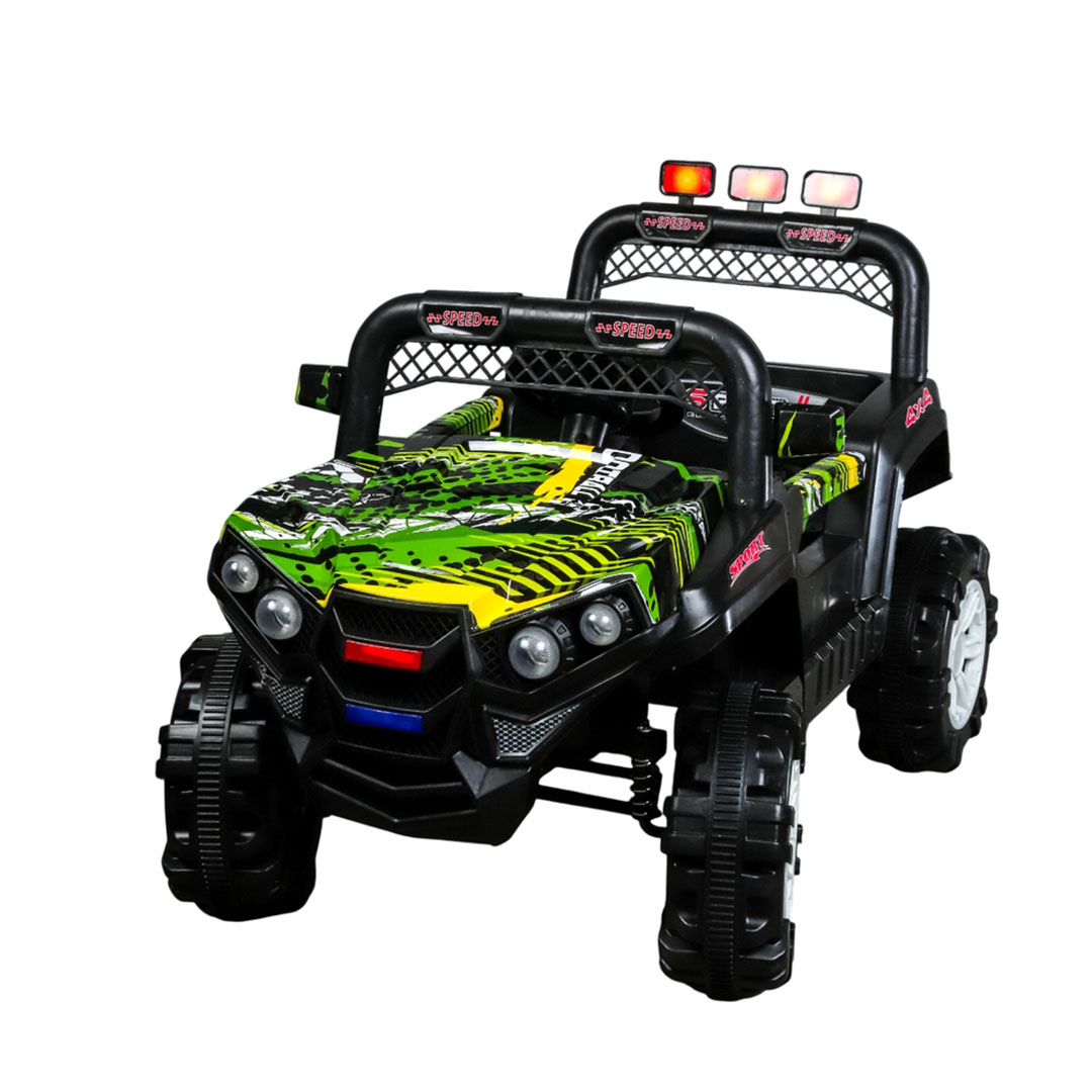 سيارة أطفال كهربائية مع ريموت تحكم - أخضر - 769P