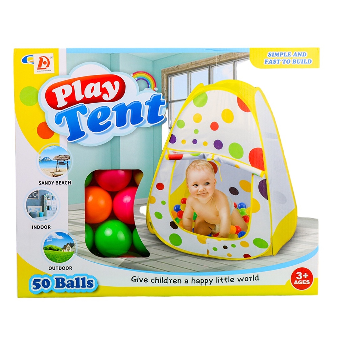 خيمة كور علي شكل مثلث - 50 كرة - 508-302B