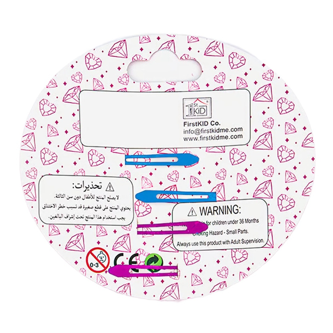 مشابك شعر وحيد القرن 4 قطع - HA-UNI-1002