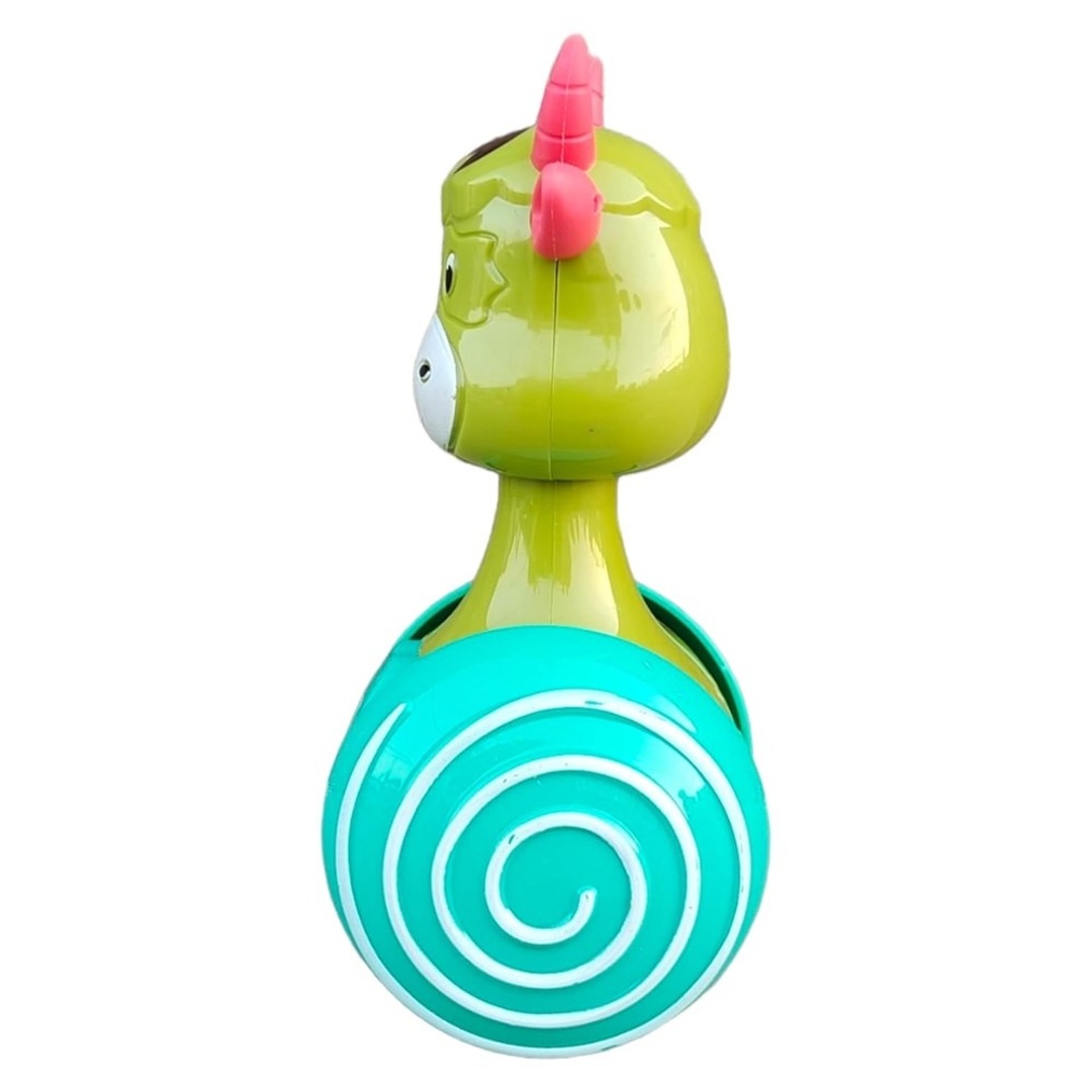 لعبة انزلاق البهلوان للاطفال شكل بقرة لون أخضر