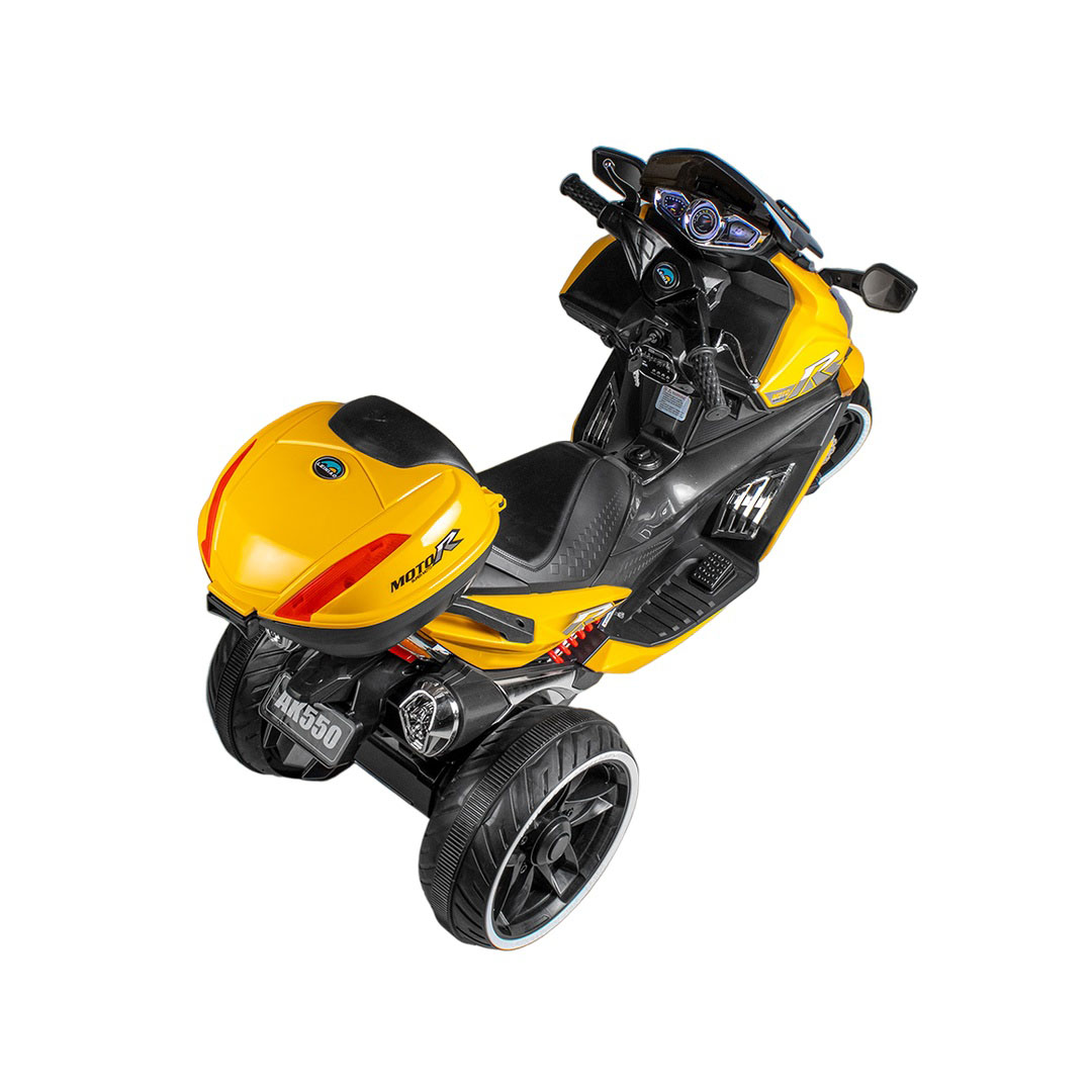 متوسيكل كهربائي للأطفال - اصفر - AK550