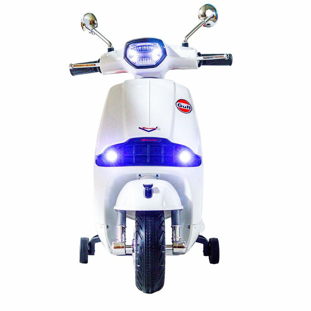 موتوسيكل كهربائي للأطفال - أبيض - T08