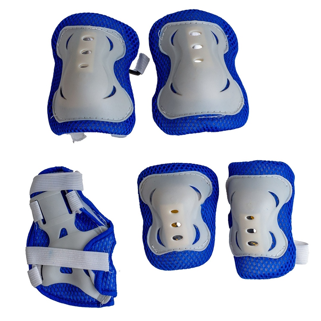 طقم سلامة الكوع والركبة - ازرق - 023B