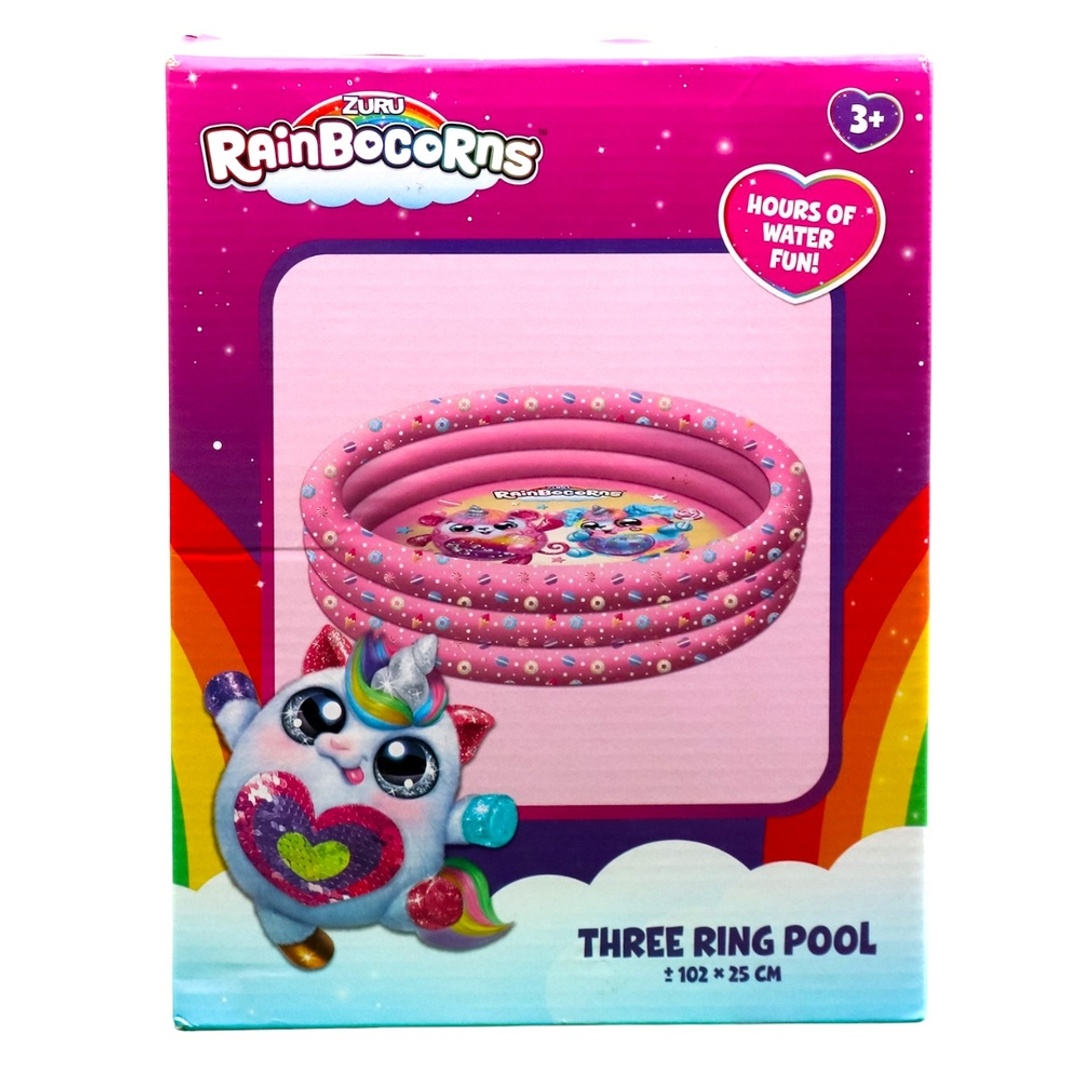 رينبوكورنز حمام السباحة الدائري - 102x25 سم - INF-SB-04