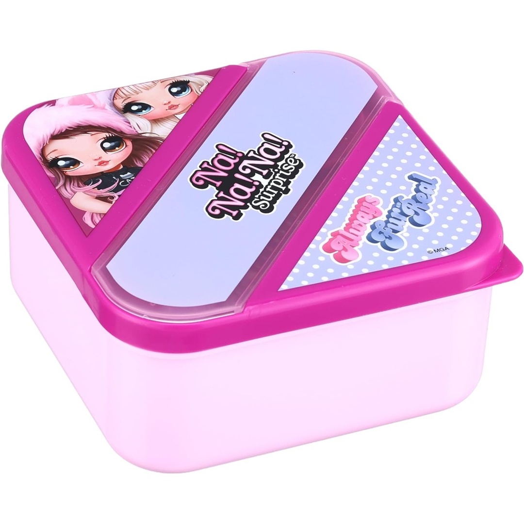 لانش بوكس نانانا سيربرايز مع شوكة و معلقة - 112-63-05