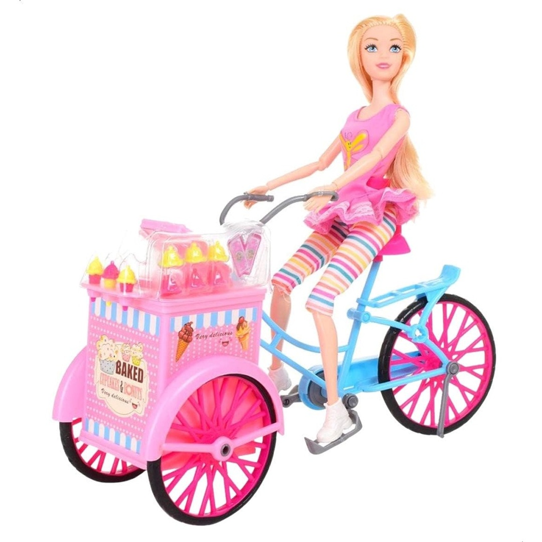 دمية كايبيبي و دراجة المثلجات مع الأكسسوارات - BLD142