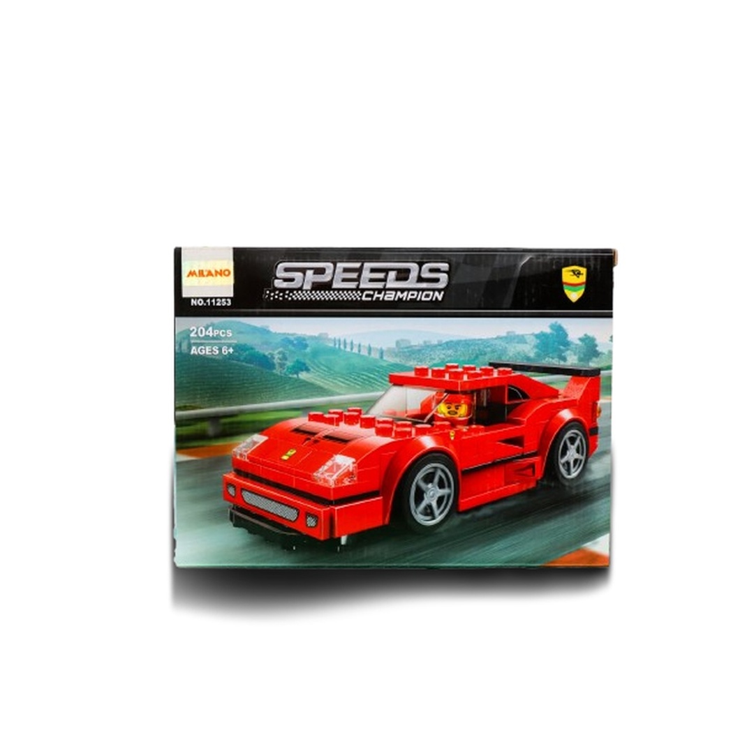 مكعبات لعبة سيارة فيراري اف 40 204 قطعة - 11253