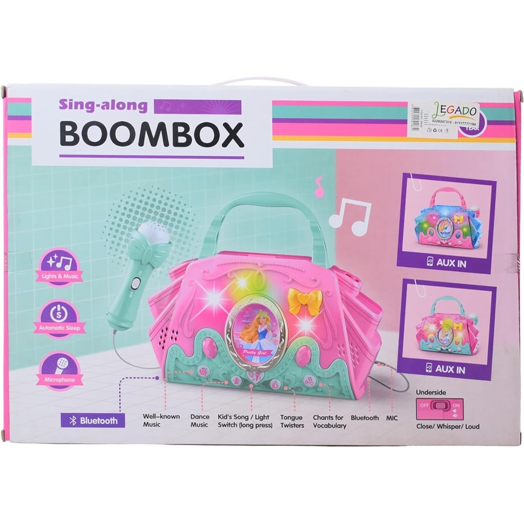 لعبة صندوق الموسيقى البلاستيكي من ليجادو على شكل حقيبة - 6802E