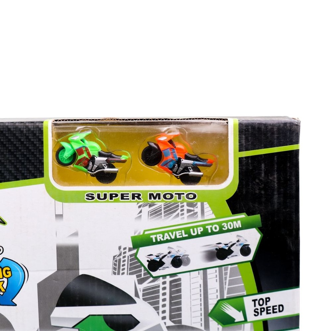 تراك 360 لسباق الدراجات النارية - أخضر و برتقالي - SP688-28