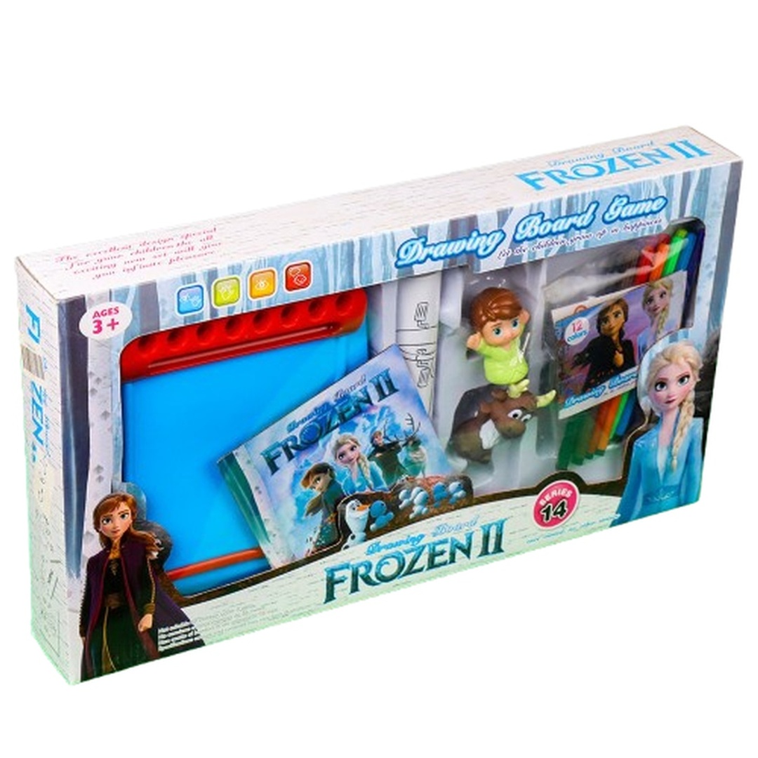 سبورة فروزن 2 للرسم مع 12 لون - 124