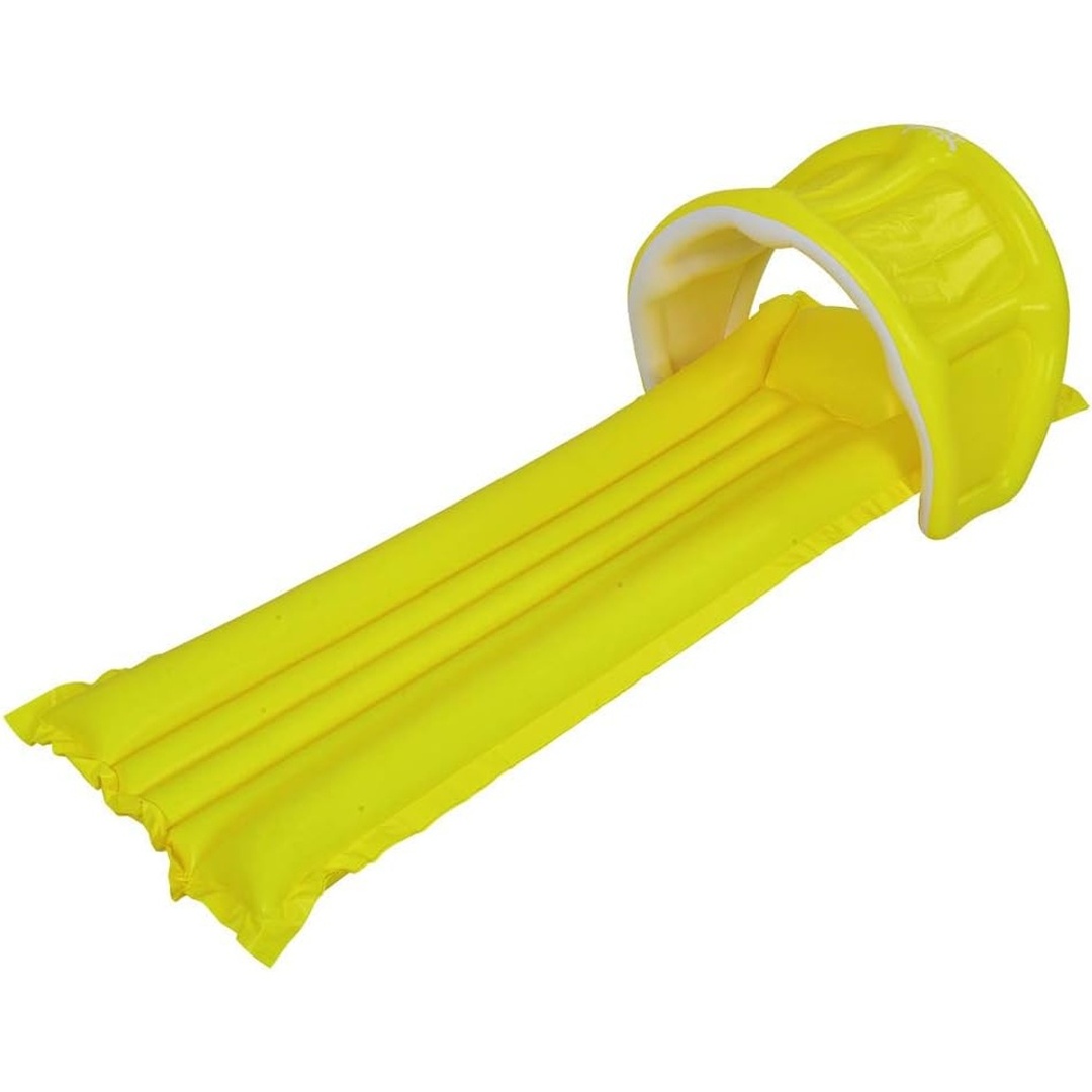 مرتبة عائمة مع حامي للشمس قابلة للنفخ 183x75 سم متعددة الألوان - 79343