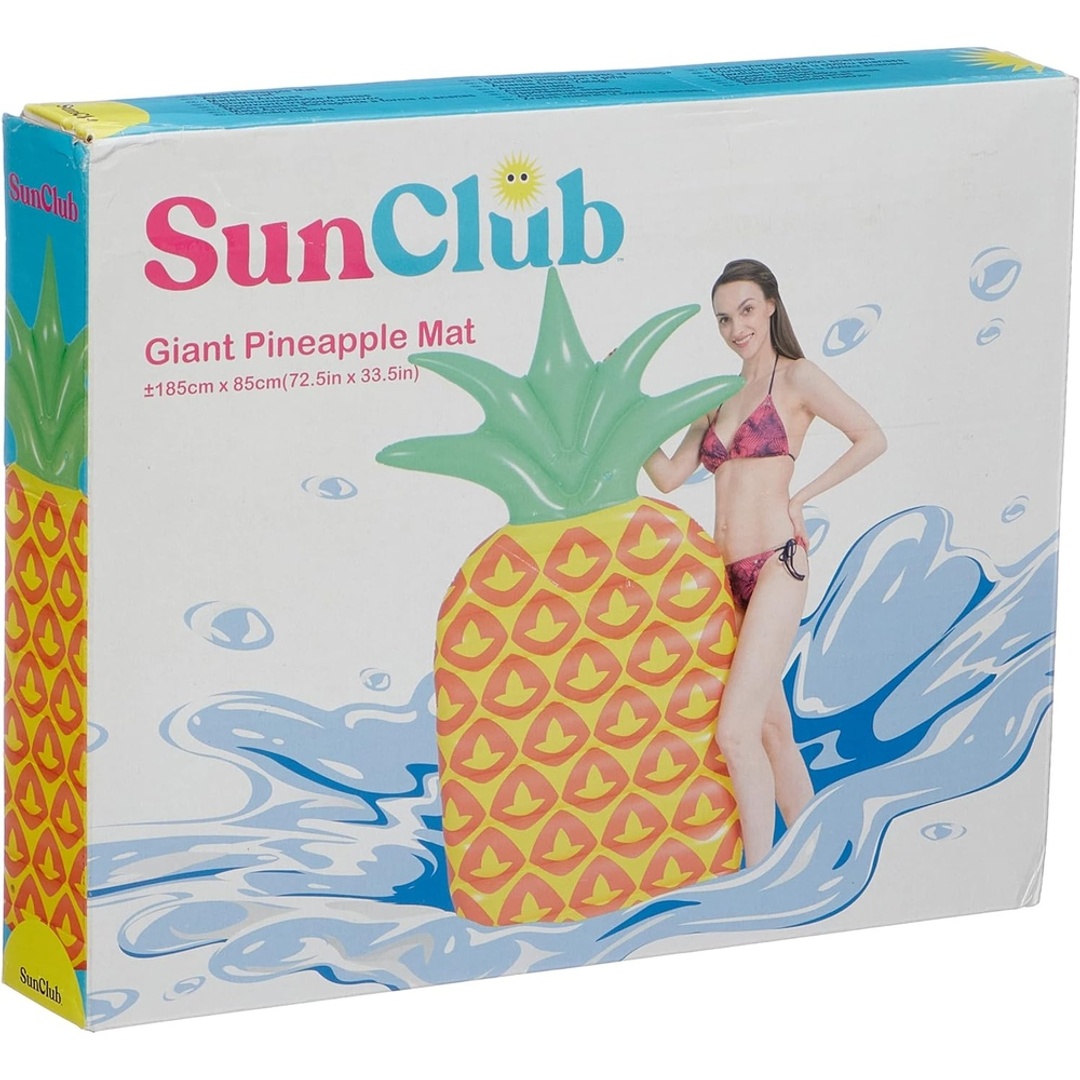 مرتبة عائمة علي شكل اناناس قابلة للنفخ 185x85 سم - 33063