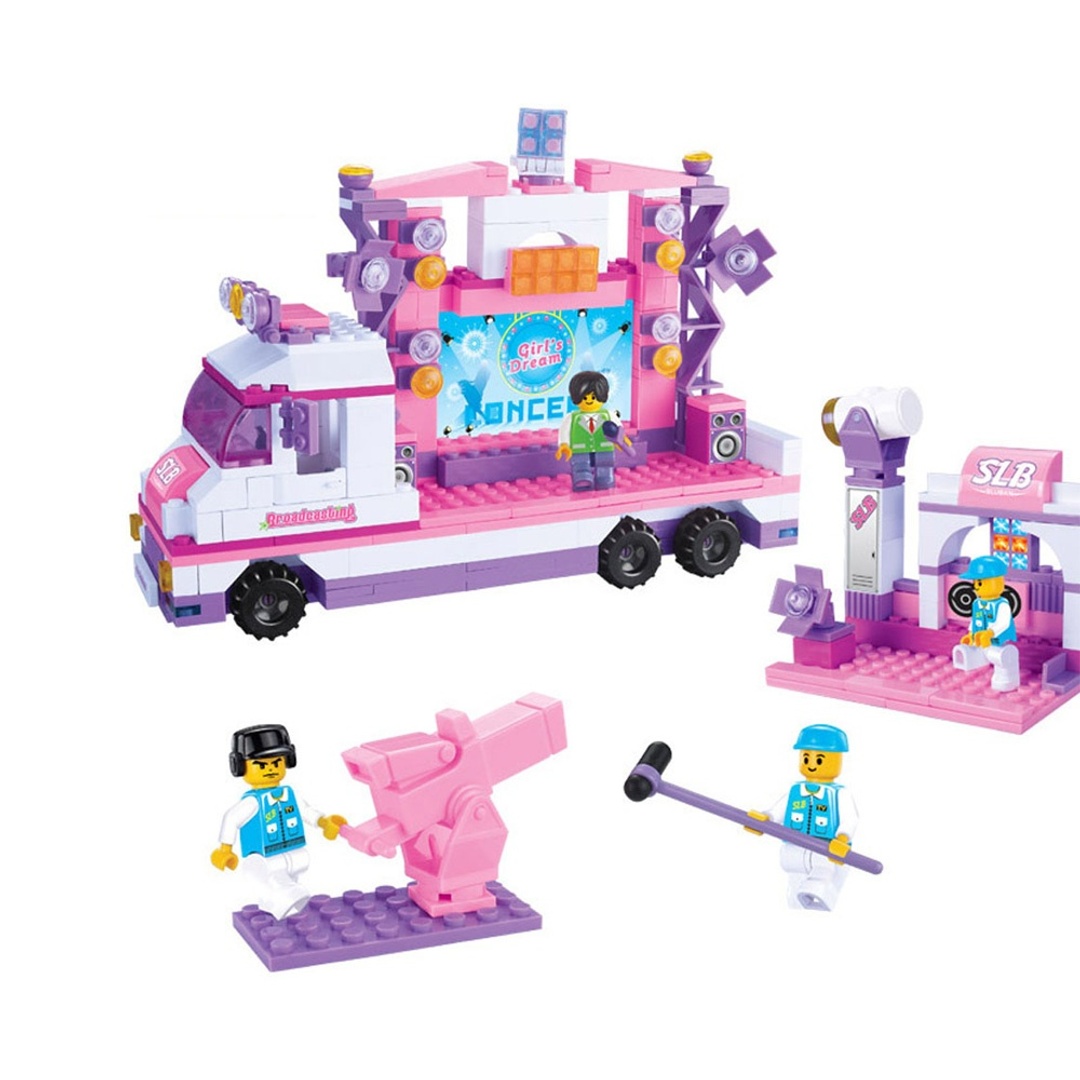 مكعبات شاحنة المسرح للغناء - 369 قطعة - M38-B0253