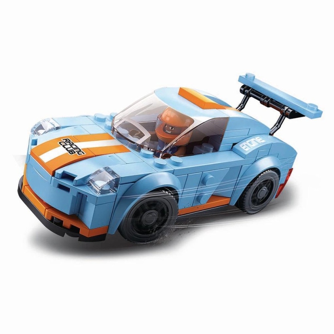 مكعبات لعبة سيارة ليوبارد للسباقات - 148 قطعة - M38-B0633A