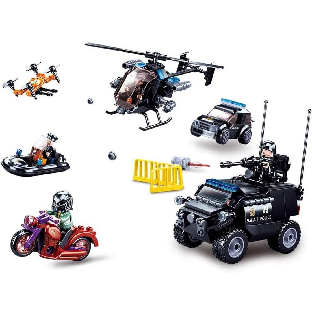 بلوكات مطاردة الشرطة - 469 قطعة - B0809