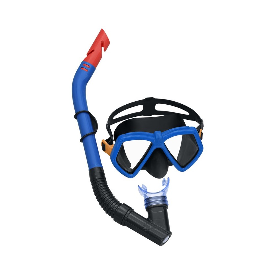 نظارة مع خرطوم للتنفس السطحي ازرق - 24070