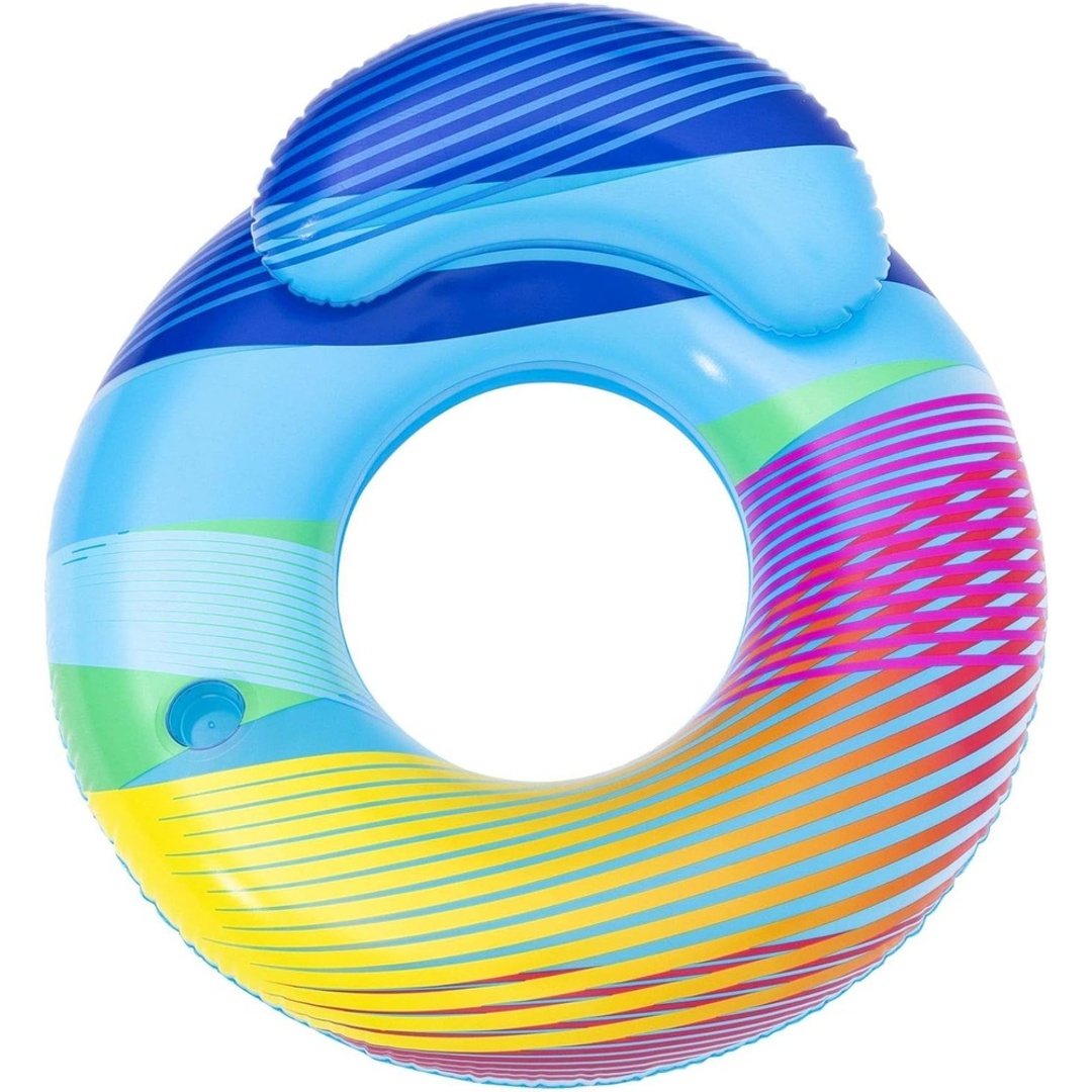 عوامة بمسند مع اضواء قابلة للنفخ - 43252