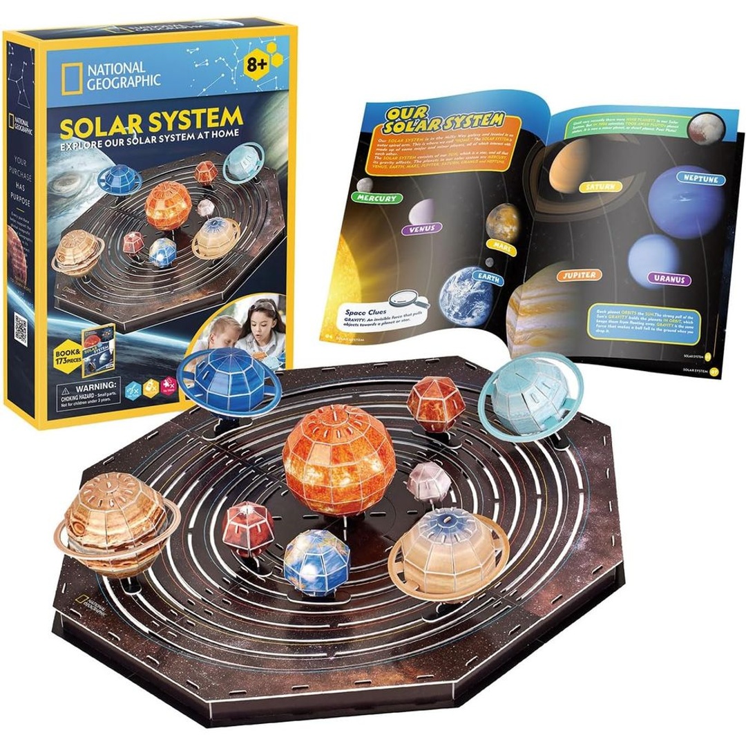 بازيل ناشيونال جيوغرافيك ثلاثية الابعاد لالنظام الشمسي 173 قطعة - DS1087h
