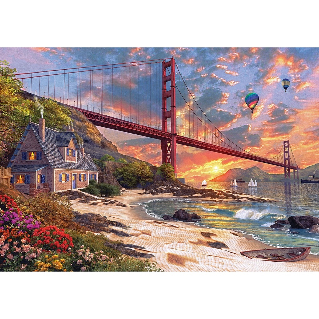 بازل غروب الشمس في البوابة الذهبية - 500 قطعة - 11374