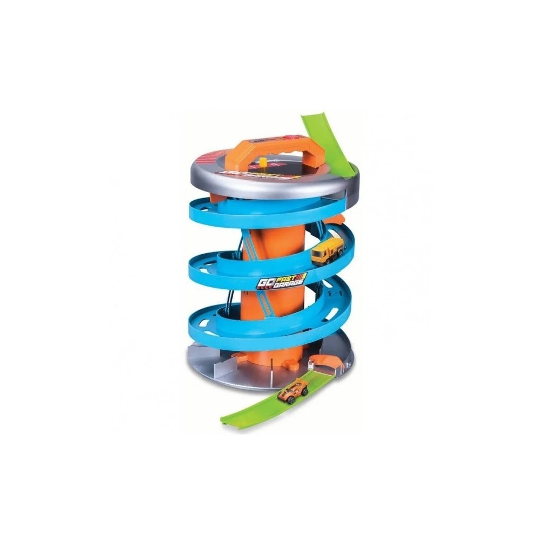 جراج دائري سريع مع 4 سيارات سباق - 12433