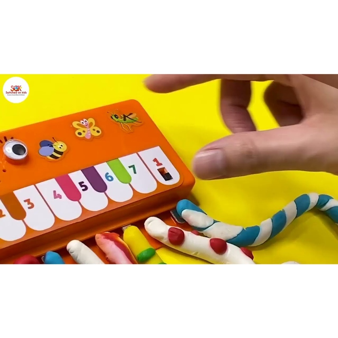 صناعة دائرة البيانو الكهربائية من الصلصال - 04916