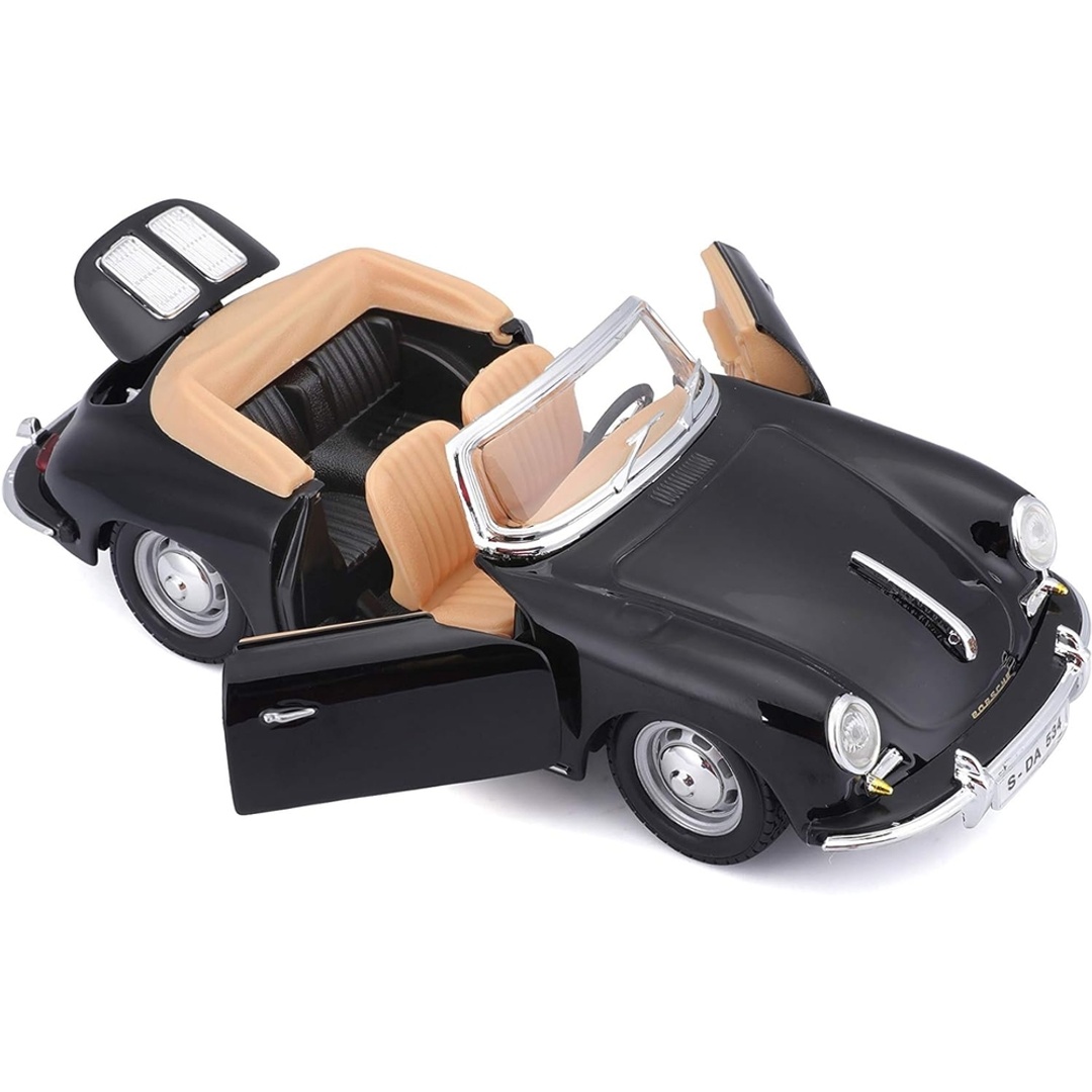 لعبة سيارة بورش 356 بي كابريوليت 1961 1/24 - أسود - 18-22078