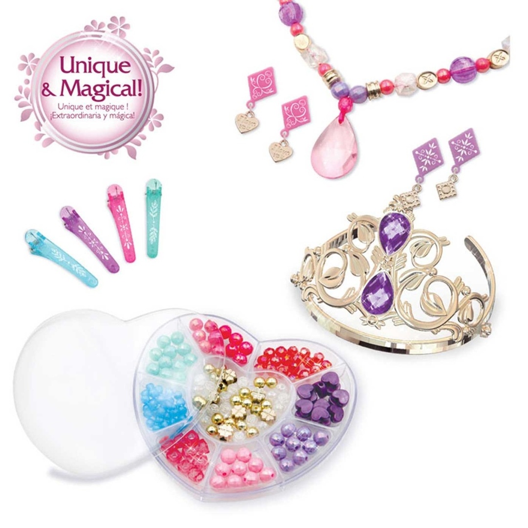 صندوق صناعة الأساور بالخرز مع تاج الأميرة - T08307-A-A