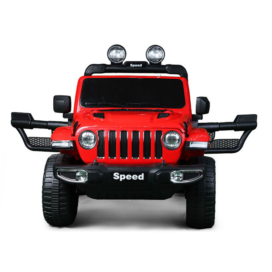 عربية جيب كهربائية للأطفال - أحمر - FT938