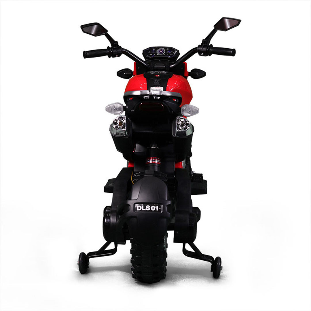موتسكل اطفال كهربائية - أحمر - DLS-01