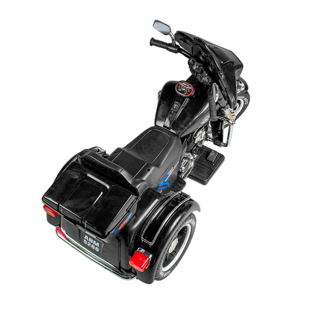 موتوسيكل كهربائي للأطفال بثلاث عجلات - أسود - ABM5288