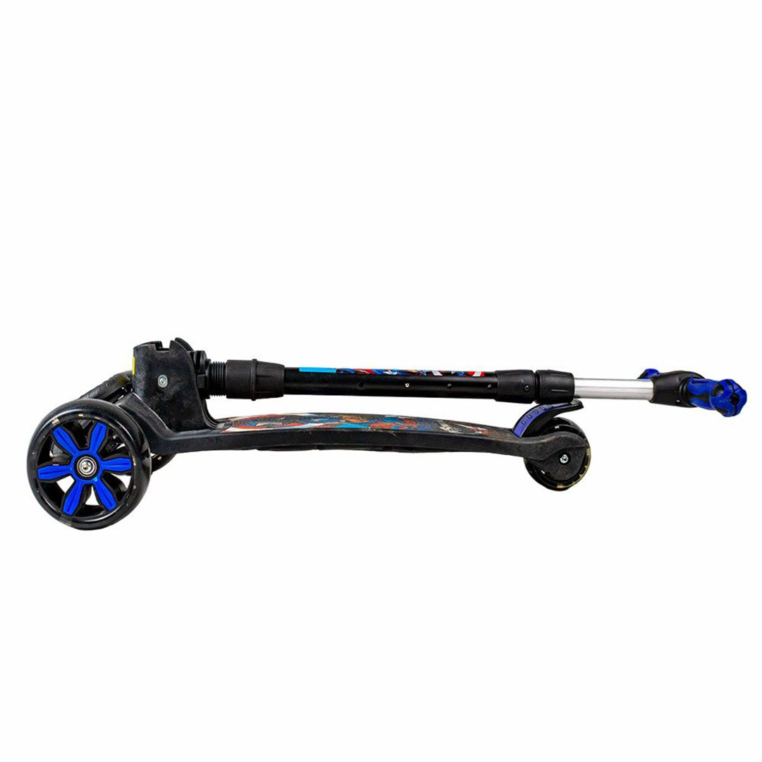 سكوتر اطفال قابل للطي - أزرق - Q-918