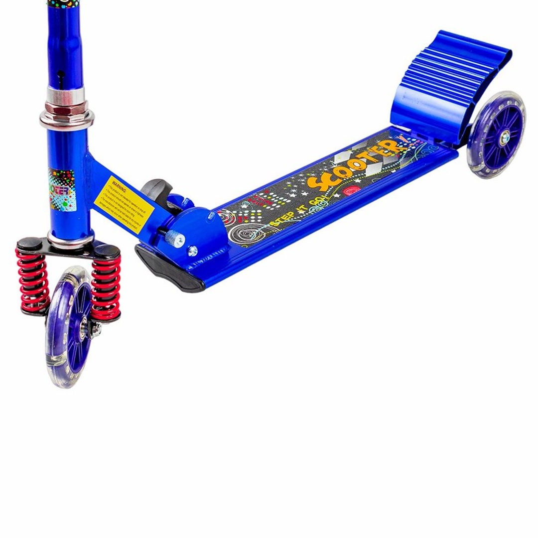 سكوتر اطفال قابل للطي المونيوم - ازرق - 232A