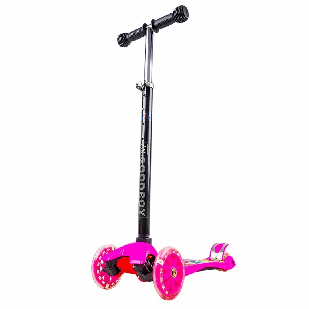 سكوتر اطفال قابل للطي - وردي - 306