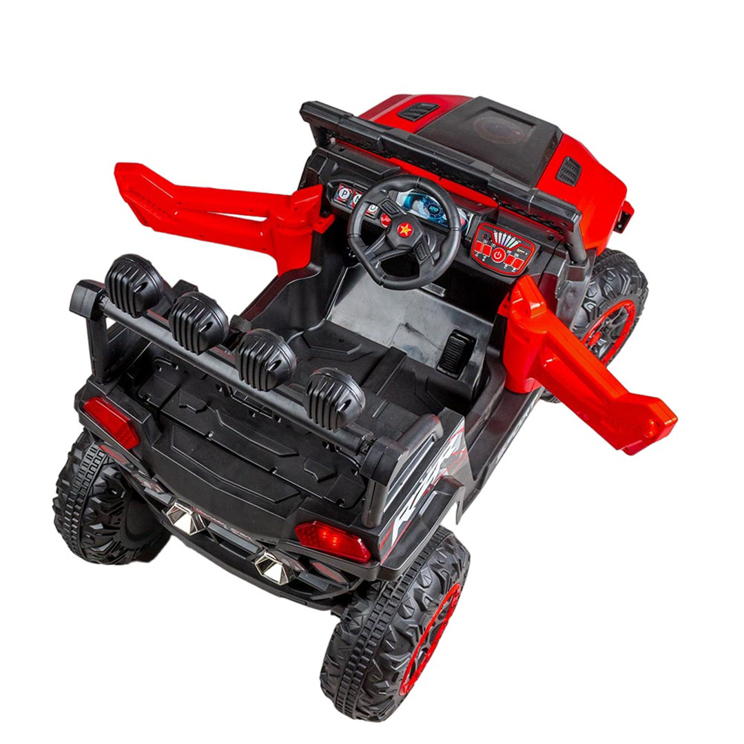 عربية كهربائية للأطفال - أحمر - QWD-999