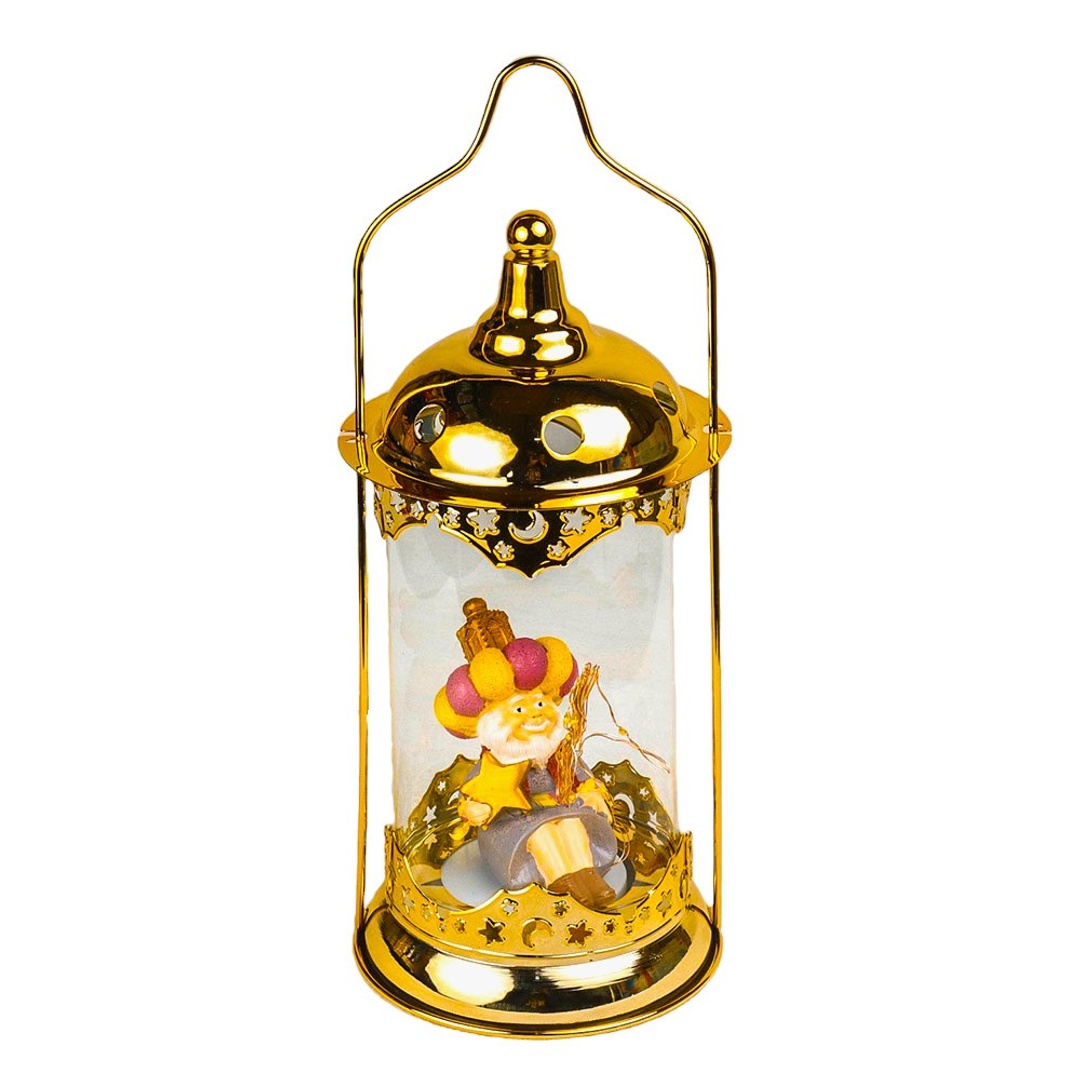 فانوس فنانيس شمعة ذهبي - FO-BLF