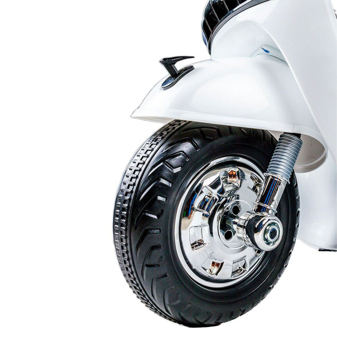 موتوسيكل كهربائي للأطفال - أبيض - T08