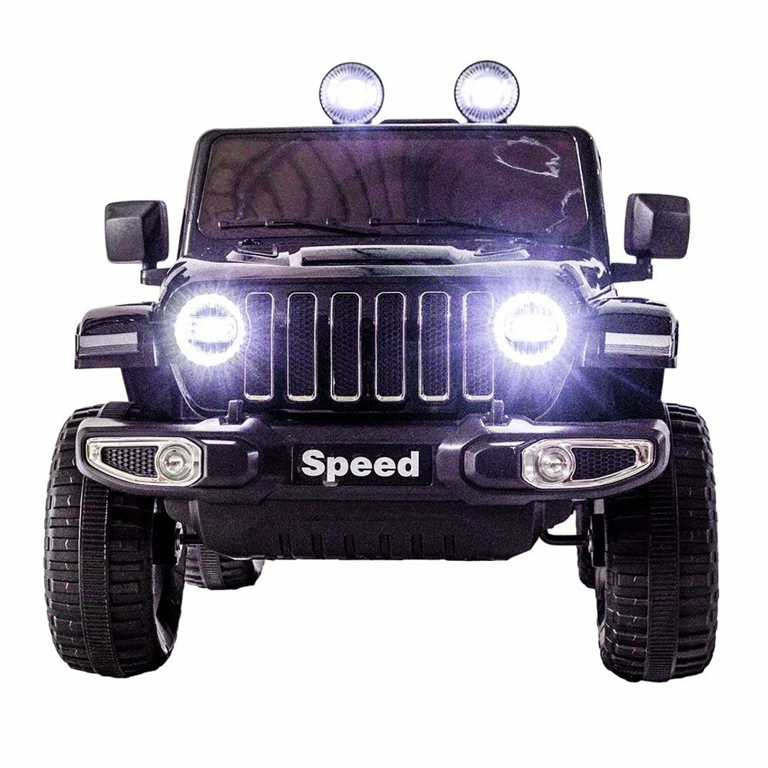 عربية جيب كهربائية للأطفال - اسود - FT938