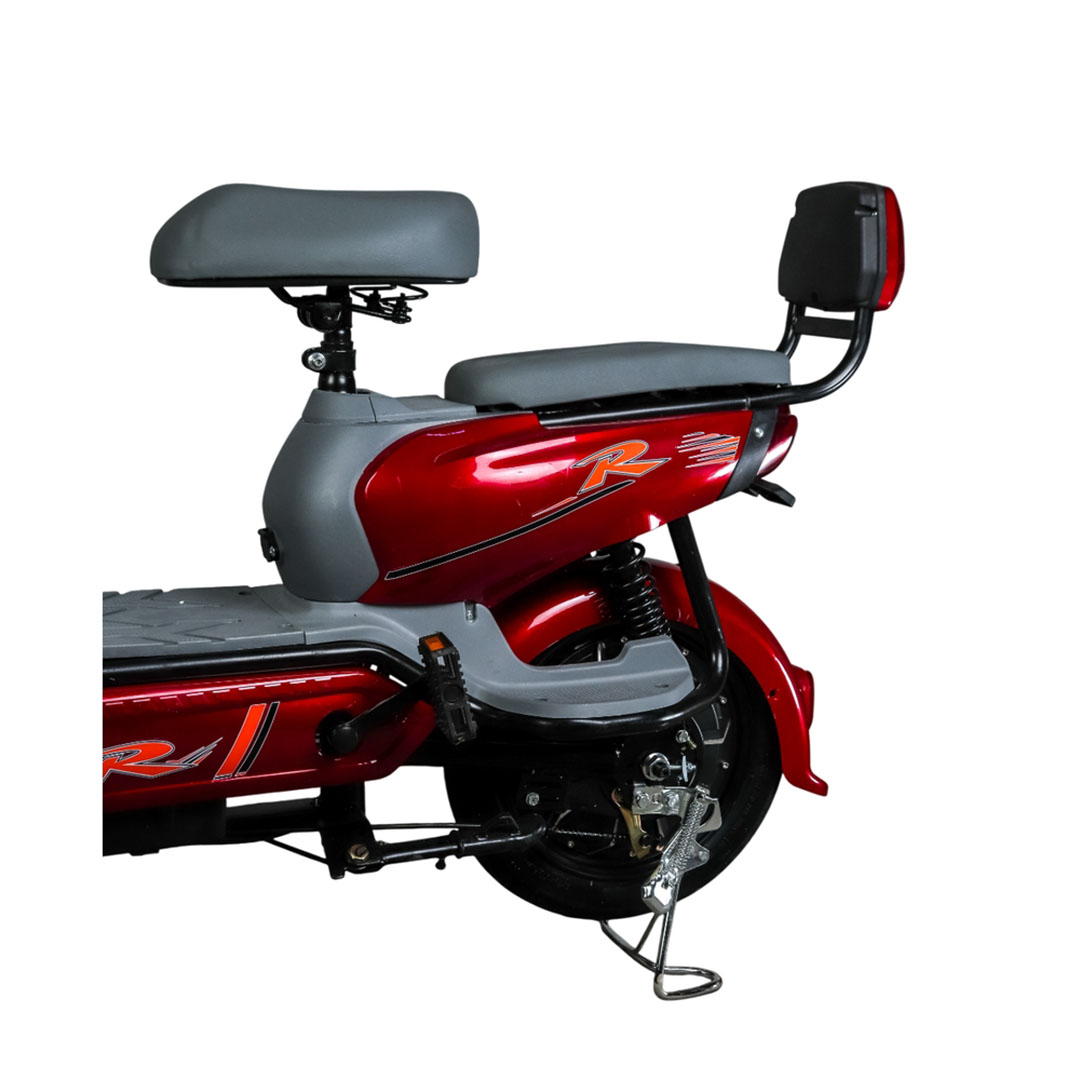 سكوتر كهربائي للركوب بإطار 14 انش - 48 فولت - 350 وات - أحمر - SHN-WS