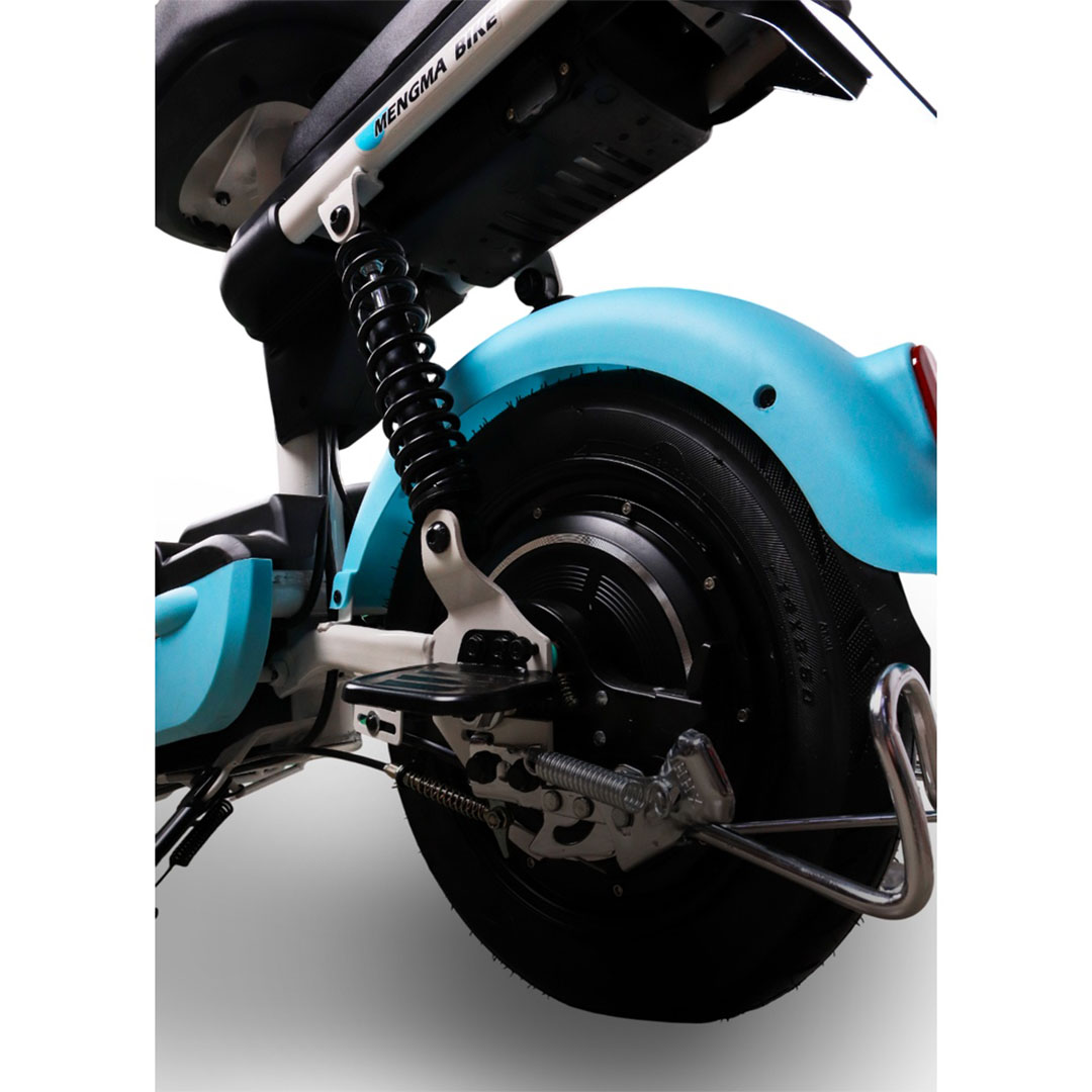 سكوتر كهربائي للركوب بإطار 14 انش - 48 فولت - 350 وات - أزرق - PR-WS