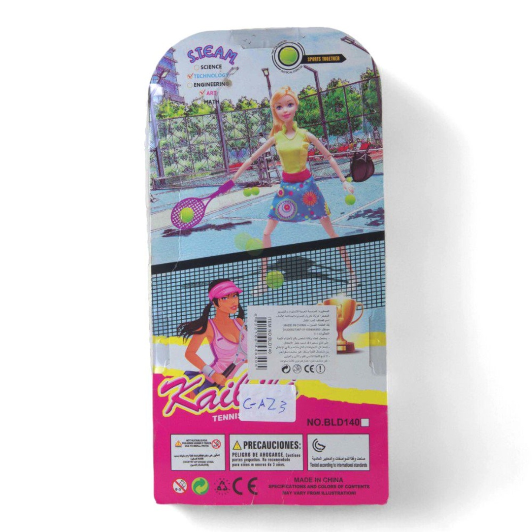 دمية كايبيبي لاعبة التينيس مع الأكسسوارات - BLD140