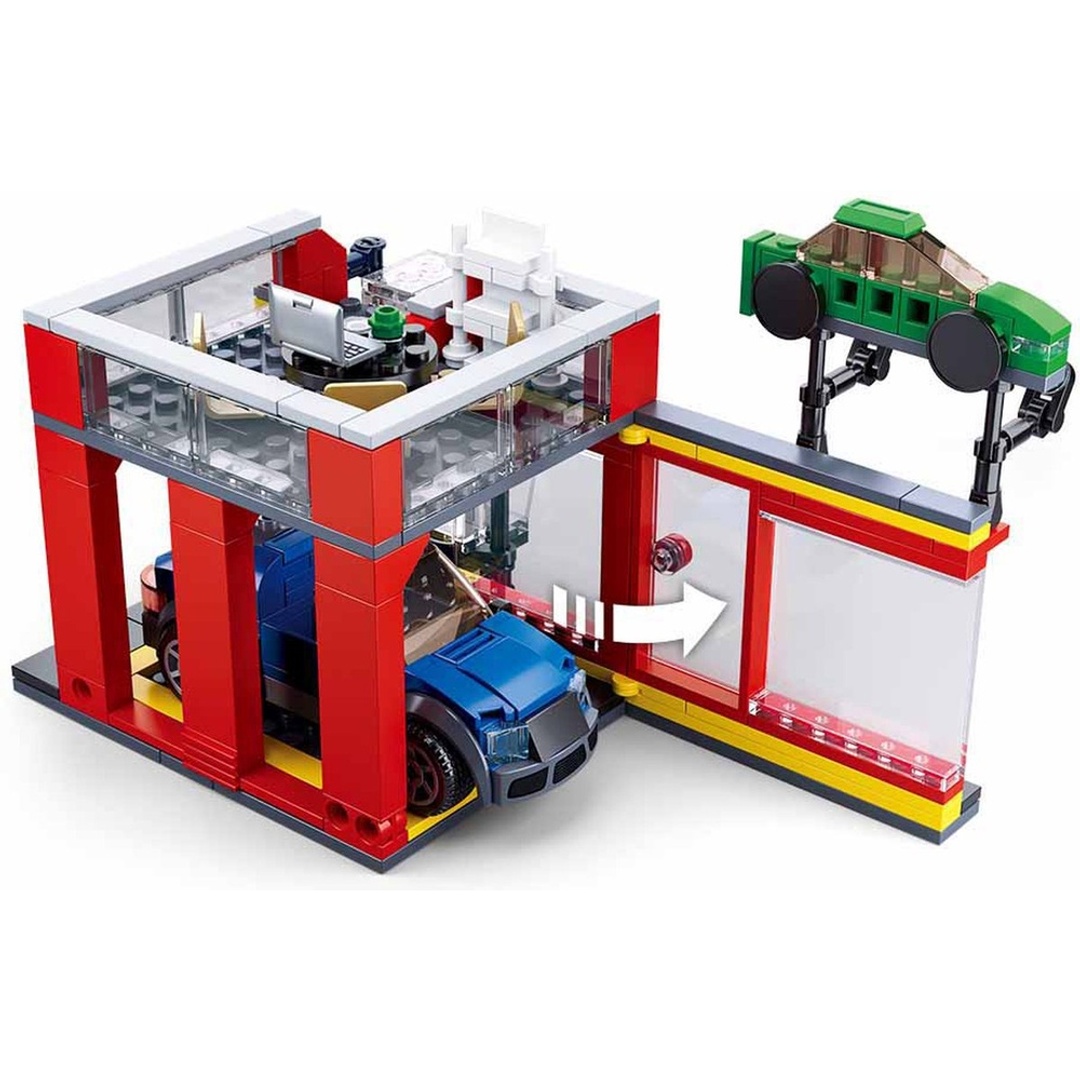 مكعبات متجر خدمات مبيعات السيارات 302 قطعة - M38-B0759A