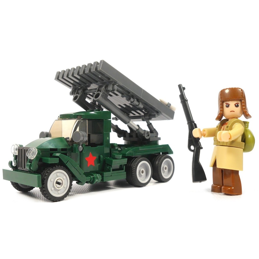 مكعبات قاذفة صواريخ كاتيوشا الروسية - 201 قطعة - M38-B0975