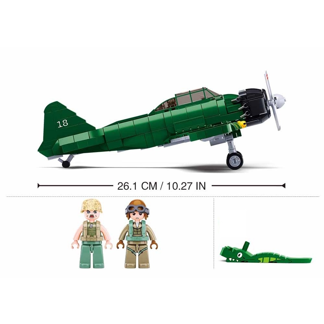 مكعبات طائرة مقاتلة يابانية - 532 قطعة - M38-B1108
