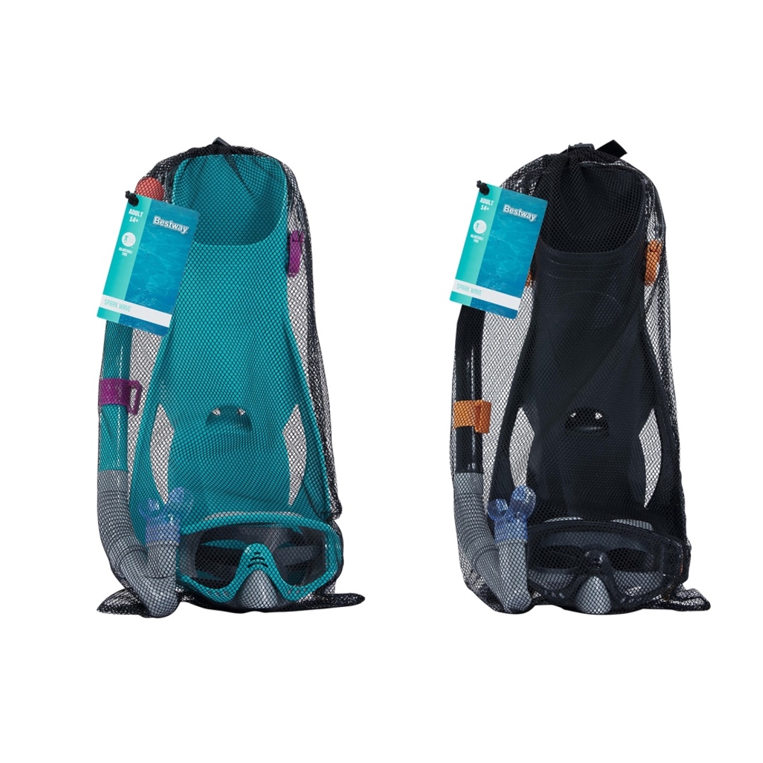 نظارة مع خرطوم للتنفس السطحي و الزعانف - 25020