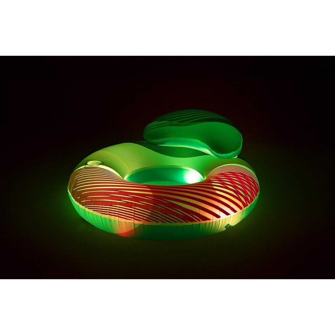 عوامة بمسند مع اضواء قابلة للنفخ - 43252