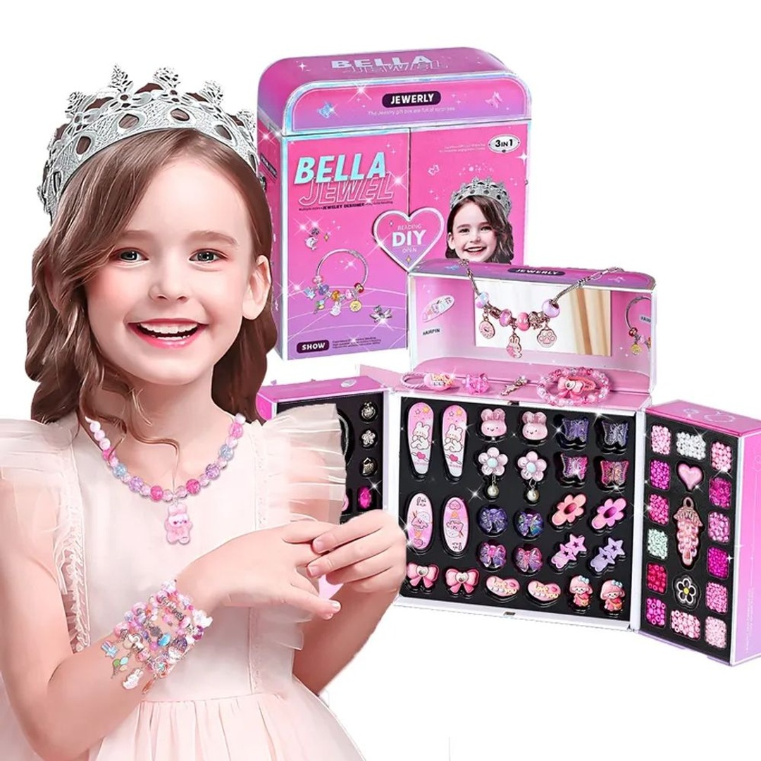 Bella Portable Handbag Jewelry Making Box Set 7107